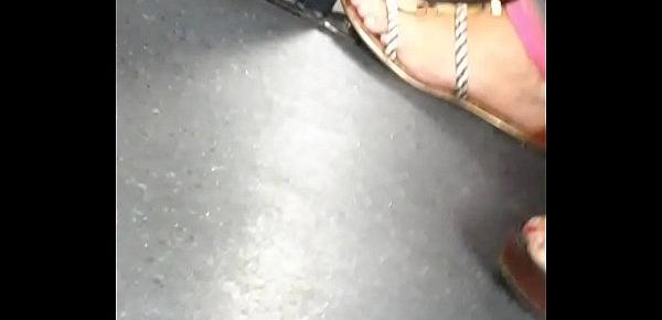  mature feet candid wedges sandals